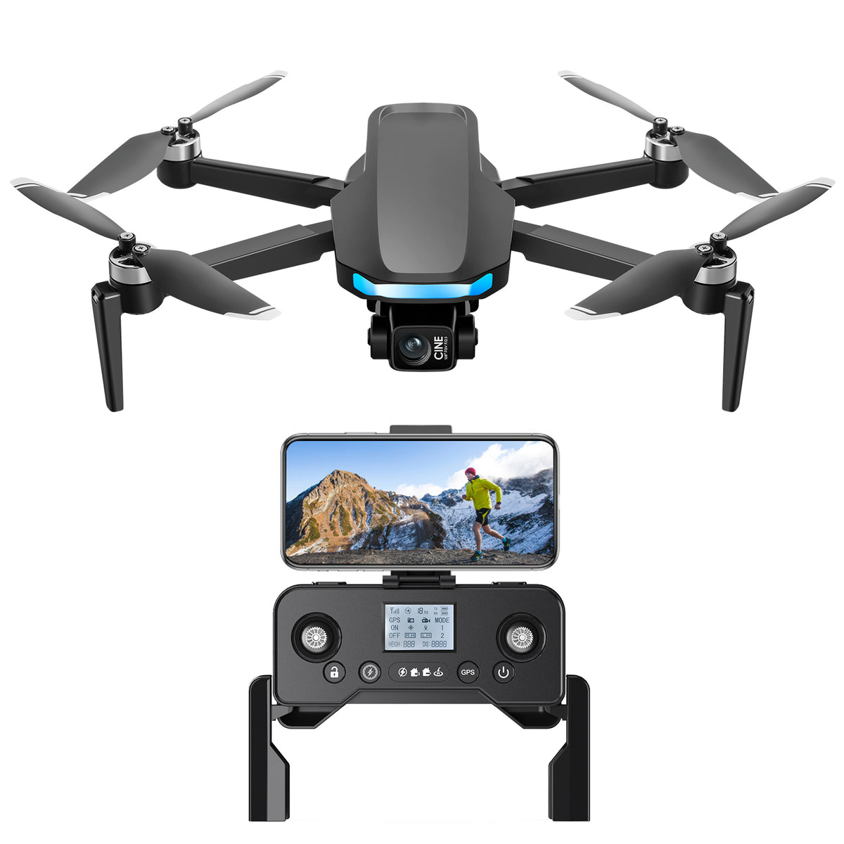 Droace AIR 7 EIS 3-Axis Pan-Tilt Head